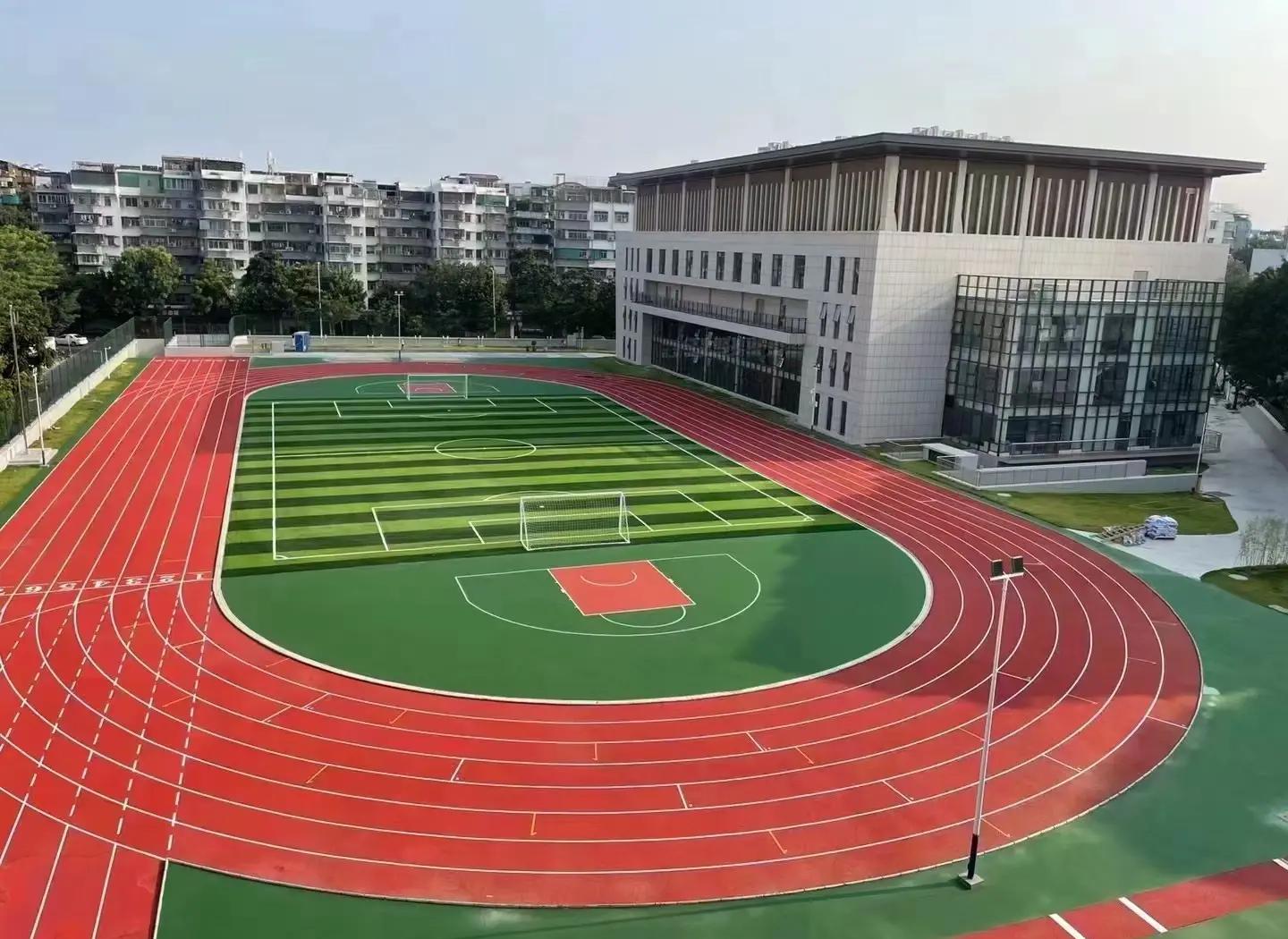 荆州市塑胶跑道材料塑胶篮球场 - 方案